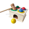 Baby Hand Exercise Wooden Hammering Balls Toys w/ balls, hammer, box